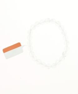 Bracelet Cristal de Roche perles 8mm, 1 part